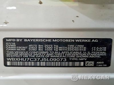Zdjęcie 13 z 13 samochodu: 2018 BMW X1 SDRIVE28I VIN:WBXHU7C37J5L09073 - miniatura