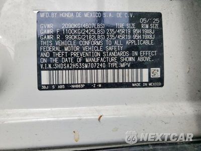 Zdjęcie 12 z 12 samochodu: 2025 ACURA ADX A-SPEC VIN:3HDSA2H53SM707240 - miniatura