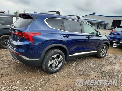 Trzecie zdjęcie samochodu z tyłu: 2022 HYUNDAI SANTA FE SEL VIN:5NMS2DAJXNH430319 - miniatura