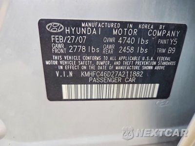 Zdjęcie 12 z 12 samochodu: 2007 HYUNDAI AZERA GLS VIN:KMHFC46D27A211882 - miniatura