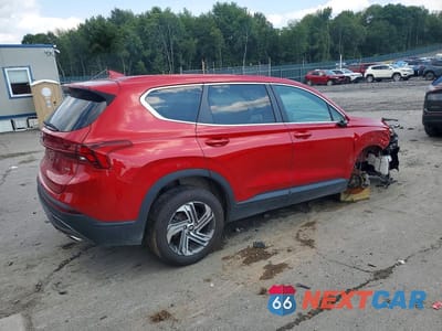 Trzecie zdjęcie samochodu z tyłu: 2021 HYUNDAI SANTA FE SE VIN:5NMS1DAJ8MH356075 - miniatura