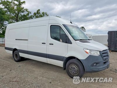 Czwarte zdjęcie samochodu z boku: 2022 MERCEDES-BENZ SPRINTER 4500 DELIVERY VAN VIN:W1Y9ED3Y5NT112683 - miniatura