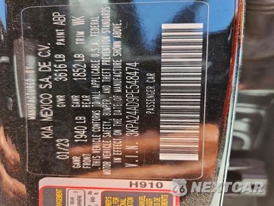 Zdjęcie 12 z 12 samochodu: 2023 KIA RIO S VIN:3KPA24AD9PE548474 - miniatura