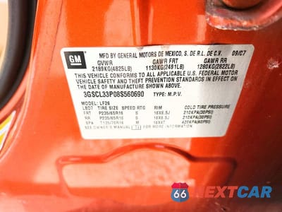 Zdjęcie 13 z 13 samochodu: 2008 SATURN VUE XE VIN:3GSCL33P08S560690 - miniatura