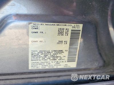 Zdjęcie 12 z 12 samochodu: 2015 NISSAN ALTIMA 2.5 S VIN:1N4AL3AP9FC578183 - miniatura
