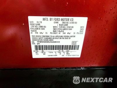 Zdjęcie 12 z 12 samochodu: 2018 FORD EXPLORER XLT VIN:1FM5K8D89JGA68333 - miniatura
