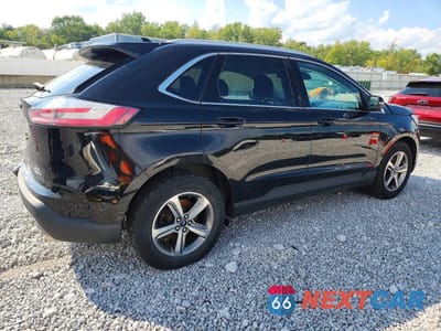Trzecie zdjęcie samochodu z tyłu: 2019 FORD EDGE SEL VIN:2FMPK4J90KBC58190 - miniatura