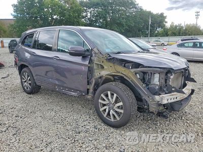 Czwarte zdjęcie samochodu z boku: 2020 HONDA PILOT EXL VIN:5FNYF6H53LB008460 - miniatura
