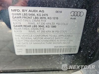 Zdjęcie 14 z 14 samochodu: 2018 AUDI Q5 PREMIUM PLUS VIN:WA1BNAFY9J2211601 - miniatura