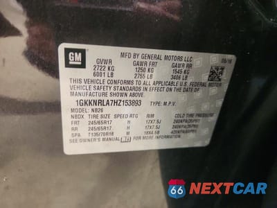 Zdjęcie 12 z 12 samochodu: 2017 GMC ACADIA SLE VIN:1GKKNRLA7HZ153893 - miniatura