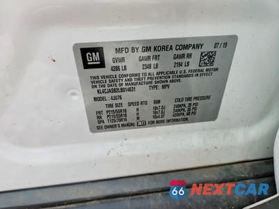 Zdjęcie 14 z 14 samochodu: 2020 BUICK ENCORE PREFERRED VIN:KL4CJASB2LB014631 - miniatura