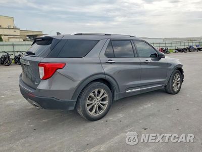 Trzecie zdjęcie samochodu z tyłu: 2021 FORD EXPLORER LIMITED VIN:1FMSK8FH2MGB03850 - miniatura