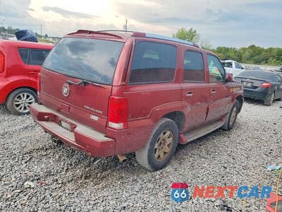 Trzecie zdjęcie samochodu z tyłu: 2003 CADILLAC ESCALADE LUXURY VIN:1GYEK63N63R296758 - miniatura