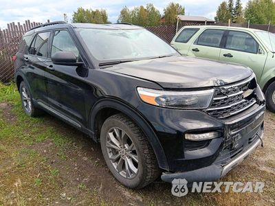 Czwarte zdjęcie samochodu z boku: 2022 FORD EXPLORER XLT VIN:1FMSK8DH2NGB94736 - miniatura
