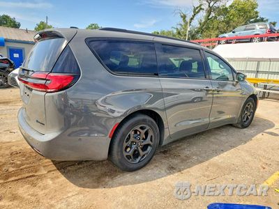 Trzecie zdjęcie samochodu z tyłu: 2021 CHRYSLER PACIFICA HYBRID LIMITED VIN:2C4RC1S71MR545389 - miniatura