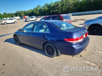 Drugie zdjęcie samochodu z przodu: 2003 HONDA ACCORD LX VIN:1HGCM55313A074741 - miniatura