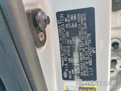 Zdjęcie 12 z 12 samochodu: 2013 KIA SOUL BASE VIN:KNDJT2A5XD7754778 - miniatura