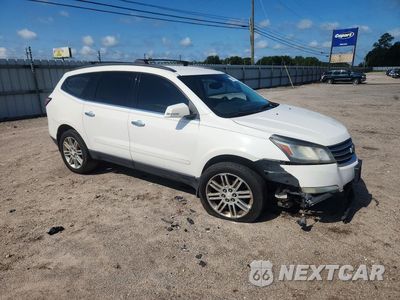 Czwarte zdjęcie samochodu z boku: 2015 CHEVROLET TRAVERSE LT VIN:1GNKVGKDXFJ304045 - miniatura