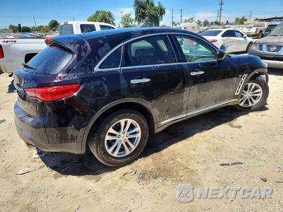 Trzecie zdjęcie samochodu z tyłu: 2016 INFINITI QX70 BASE VIN:JN8CS1MUXGM672018 - miniatura