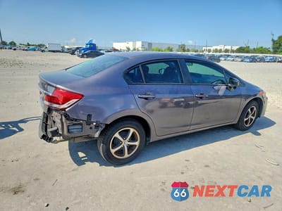 Trzecie zdjęcie samochodu z tyłu: 2015 HONDA CIVIC SE VIN:19XFB2F70FE087578 - miniatura