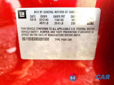 Zdjęcie 12 z 12 samochodu: 2014 CHEVROLET IMPALA LTZ VIN:2G1155S30E9281930 - miniatura