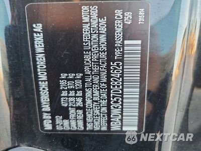 Zdjęcie 12 z 12 samochodu: 2013 BMW 328 I VIN:WBADW3C57DE824625 - miniatura
