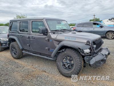 Czwarte zdjęcie samochodu z boku: 2025 JEEP WRANGLER SPORT 4XE VIN:1C4RJXN62SW588705 - miniatura