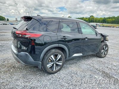 Trzecie zdjęcie samochodu z tyłu: 2021 NISSAN ROGUE SL VIN:5N1AT3CA3MC824933 - miniatura