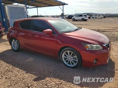 Czwarte zdjęcie samochodu z boku: 2013 LEXUS CT 200 VIN:JTHKD5BH6D2165847 - miniatura