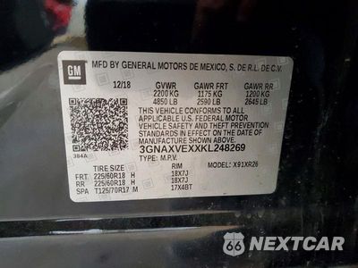 Zdjęcie 13 z 13 samochodu: 2019 CHEVROLET EQUINOX LT VIN:3GNAXVEXXKL248269 - miniatura