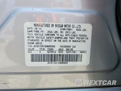 Zdjęcie 12 z 12 samochodu: 2014 INFINITI Q50 BASE VIN:JN1BV7AR1EM685905 - miniatura