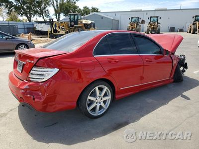 Trzecie zdjęcie samochodu z tyłu: 2012 MERCEDES-BENZ C 300 4MATIC VIN:WDDGF8BBXCR201033 - miniatura