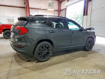 Trzecie zdjęcie samochodu z tyłu: 2021 GMC TERRAIN SLT VIN:3GKALPEV3ML372194 - miniatura