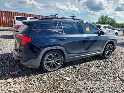Trzecie zdjęcie samochodu z tyłu: 2019 GMC TERRAIN SLT VIN:3GKALVEX0KL358031 - miniatura