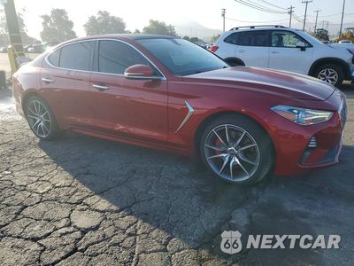 Czwarte zdjęcie samochodu z boku: 2019 GENESIS G70 3.3T ADVANCED VIN:KMTG34LE8KU027450 - miniatura