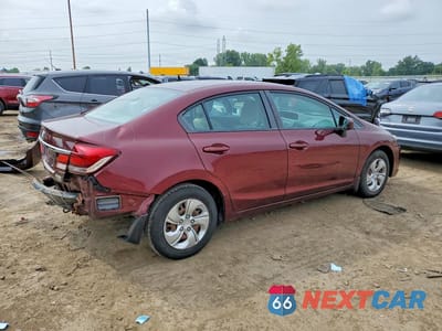 Trzecie zdjęcie samochodu z tyłu: 2014 HONDA CIVIC LX VIN:19XFB2F51EE069605 - miniatura