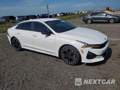 Czwarte zdjęcie samochodu z boku: 2021 KIA K5 GT LINE VIN:5XXG64J24MG021376 - miniatura