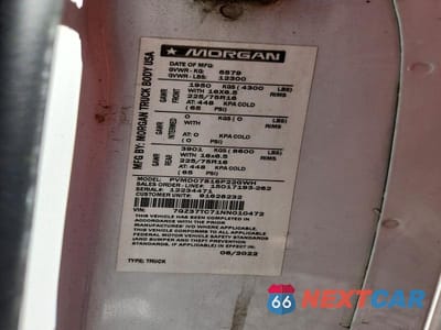 Zdjęcie 13 z 13 samochodu: 2022 GMC SAVANA BOX TRUCK VIN:7GZ37TC71NN010472 - miniatura