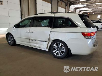 Drugie zdjęcie samochodu z przodu: 2016 HONDA ODYSSEY TOURING VIN:5FNRL5H97GB114541 - miniatura