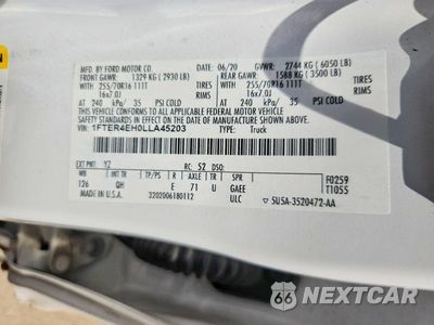 Zdjęcie 12 z 12 samochodu: 2020 FORD RANGER XL VIN:1FTER4EH0LLA45203 - miniatura