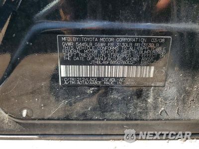 Zdjęcie 12 z 12 samochodu: 2008 LEXUS LS 460 VIN:JTHBL46F885076002 - miniatura
