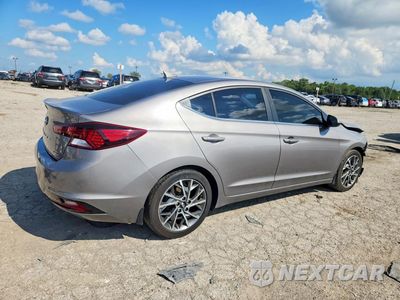 Trzecie zdjęcie samochodu z tyłu: 2020 HYUNDAI ELANTRA LIMITED VIN:KMHD84LF6LU943763 - miniatura