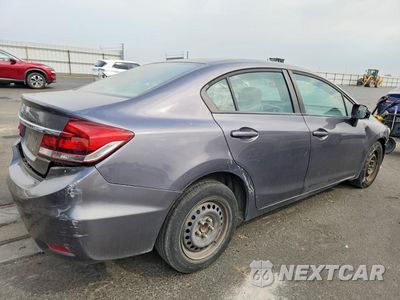 Trzecie zdjęcie samochodu z tyłu: 2014 HONDA CIVIC LX VIN:19XFB2F54EE253128 - miniatura