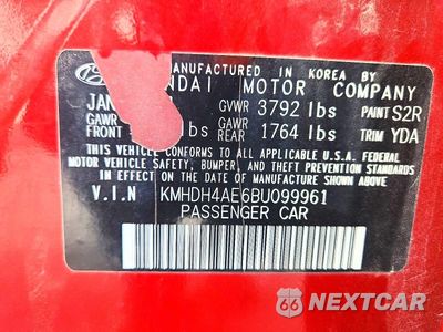 Zdjęcie 13 z 13 samochodu: 2011 HYUNDAI ELANTRA GLS VIN:KMHDH4AE6BU099961 - miniatura