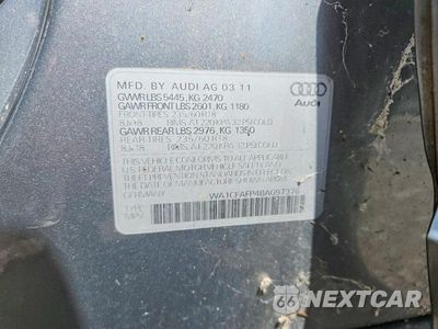 Zdjęcie 13 z 13 samochodu: 2011 AUDI Q5 PREMIUM VIN:WA1CFAFP4BA097376 - miniatura