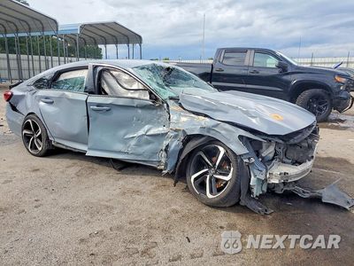 Czwarte zdjęcie samochodu z boku: 2021 HONDA ACCORD SPORT VIN:1HGCV1F35MA029288 - miniatura