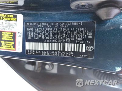 Zdjęcie 12 z 12 samochodu: 2021 TOYOTA CAMRY SE VIN:4T1G11AK7MU602180 - miniatura