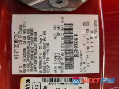 Zdjęcie 13 z 13 samochodu: 2016 FORD FUSION SE VIN:3FA6P0HD6GR202144 - miniatura