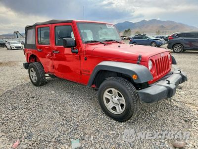 Czwarte zdjęcie samochodu z boku: 2017 JEEP WRANGLER UNLIMITED SPORT VIN:1C4BJWDG5HL542348 - miniatura