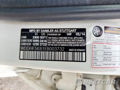 Zdjęcie 13 z 13 samochodu: 2014 MERCEDES-BENZ E 350 VIN:WDDHF5KB1EB003732 - miniatura